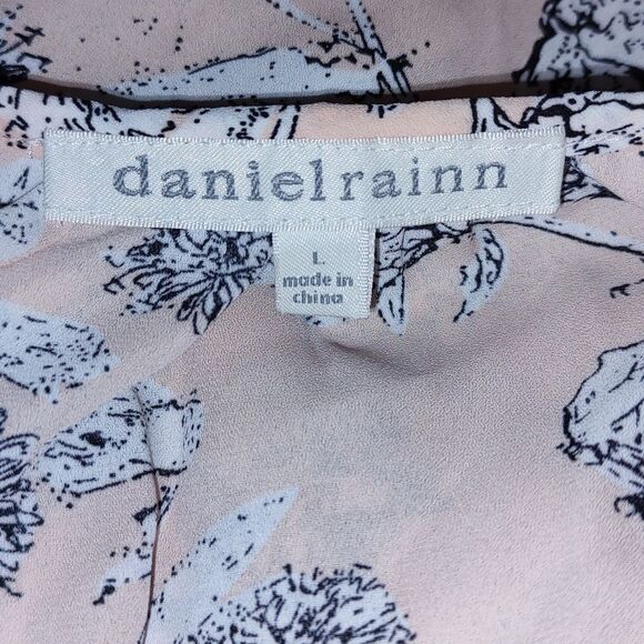 Daniel Rainn  sheer blouse  Sz L - Picture 6 of 6